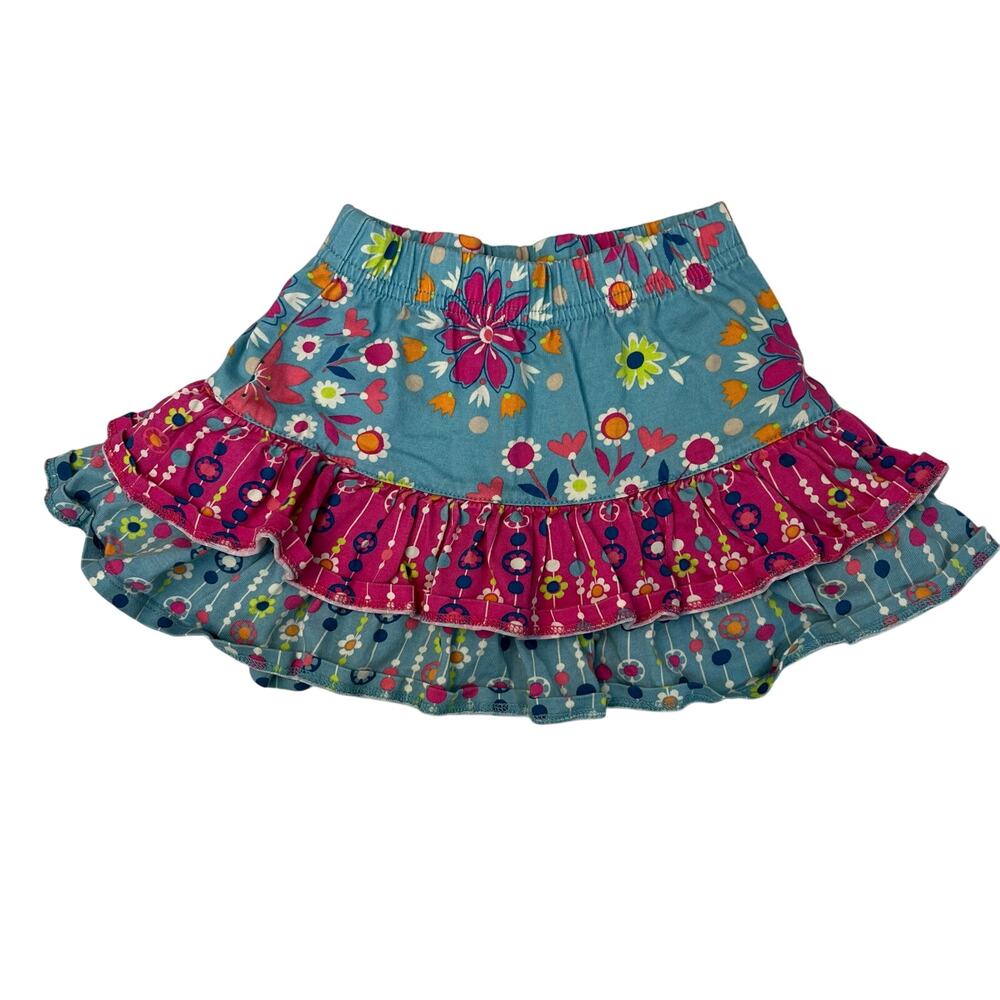 Hanna Andersson Size 80 Skirt Ruffles 100% Cotton 18-24month